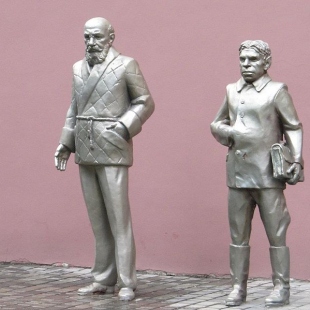Фотография Памятник Профессору Преображенскому и Шарикову