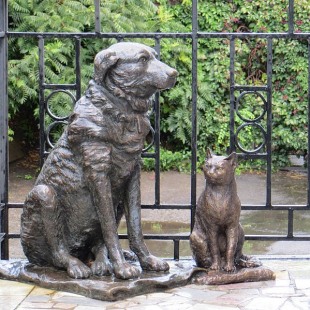 Фотография Памятник Собаке Пальме и кошке Изауре