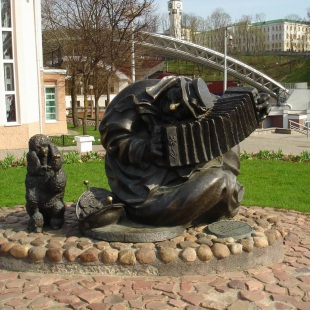 Фотография памятника Памятник Бродячий музыкант