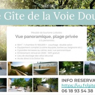 Фотография гостевого дома Gîte de charme en Ardèche : vue panoramique, plage privée