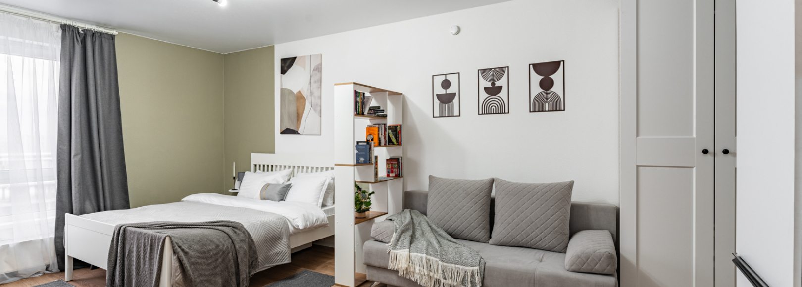 Фотография квартиры Уютная студия в Москве для семьи или компании из 4-х человек