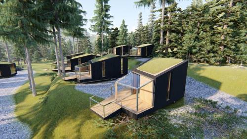 Фотография гостевого дома Skyview Chalets am Camping Toblacher See