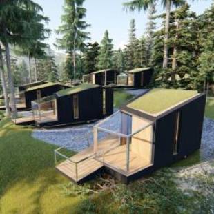 Фотографии гостевого дома 
            Skyview Chalets am Camping Toblacher See