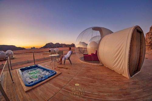 Фотографии базы отдыха 
            Wadi Rum Bubble Luxotel