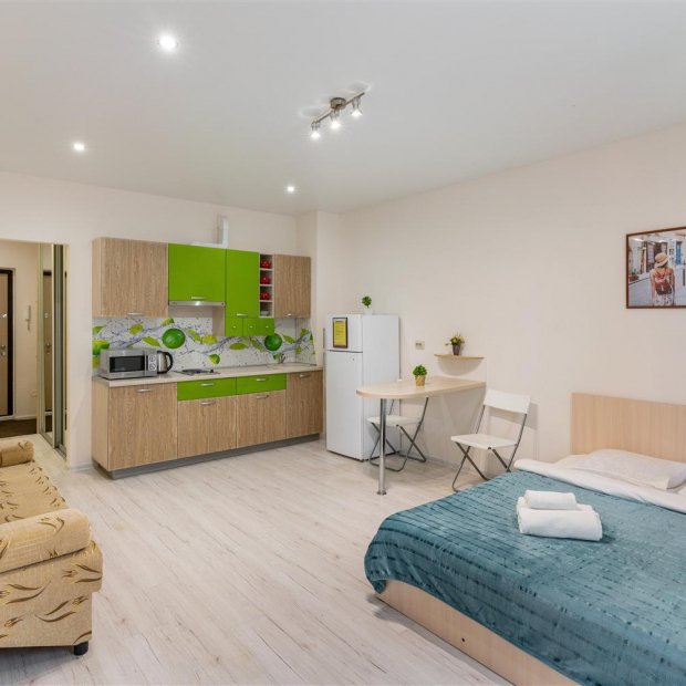 Фотография квартиры Однокомнатная квартира в новом доме в центре Тюмени после ремонта