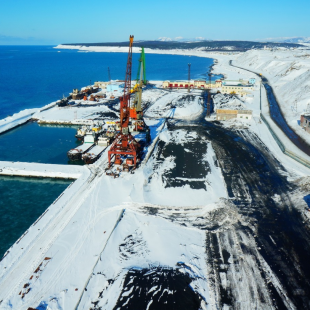 Фотография транспортного узла Морской порт Углегорский