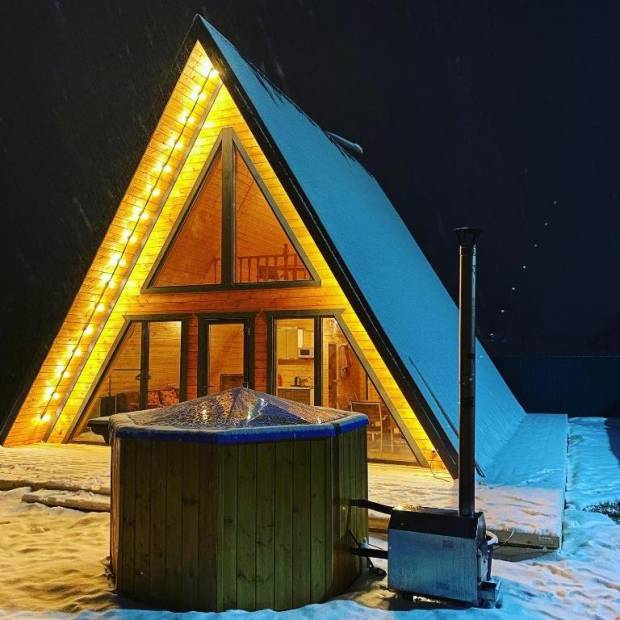 Фотографии Коттеджа 
            Дом A-Frame