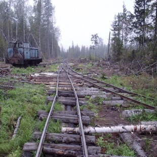 Фотография транспортного узла Аникинская железная дорога