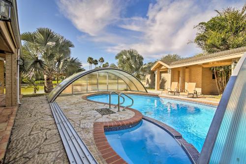 Фотографии гостевого дома 
            Waterfront Harlingen Home with Pool, Patio and Gazebo!