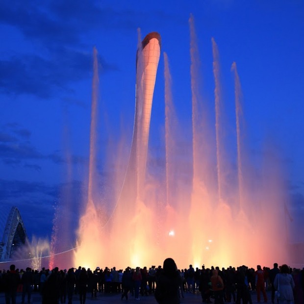 Фотографии достопримечательности 
            Поющие фонтаны в Олимпийском парке