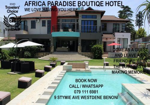 Фотографии гостиницы 
            Africa Paradise - OR Tambo Airport Boutique Hotel