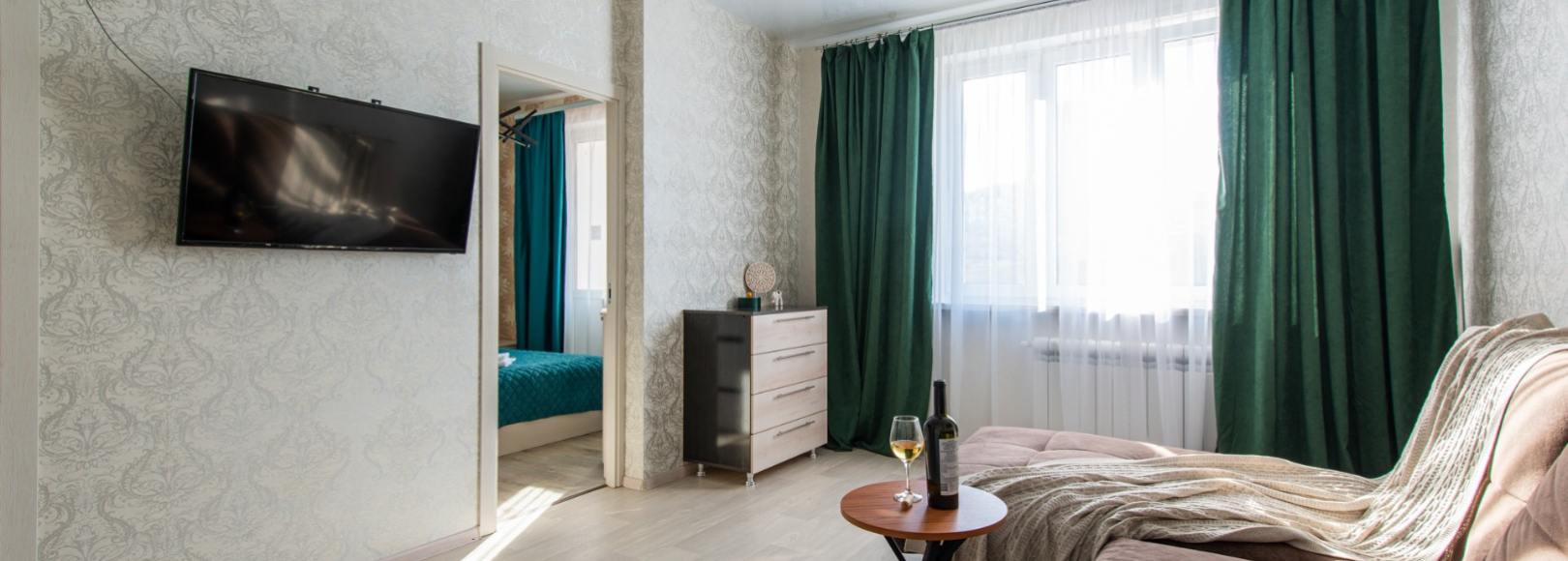 Фотография квартиры Комфортная 2-к квартира в ЖК "Лайнер" у ЗАЛИВА от RentAp