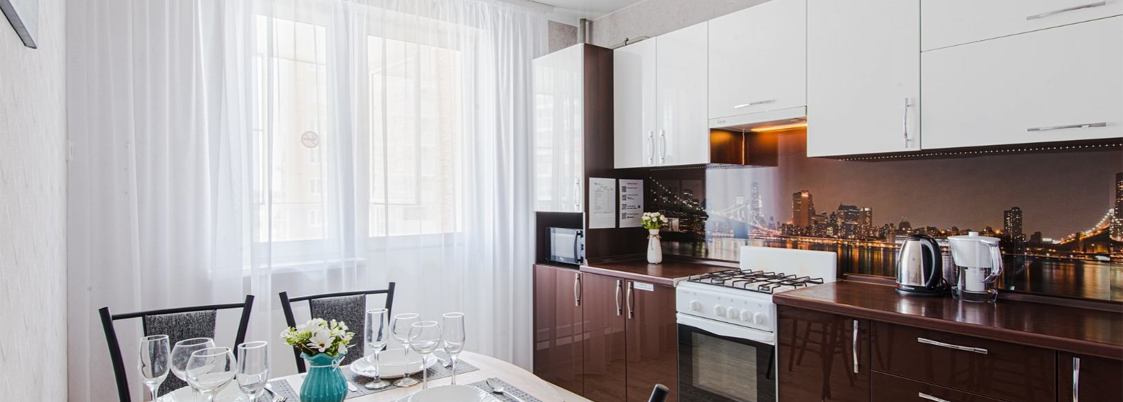 Фотография квартиры Просторная 1-к квартира недалеко от залива от RentAp