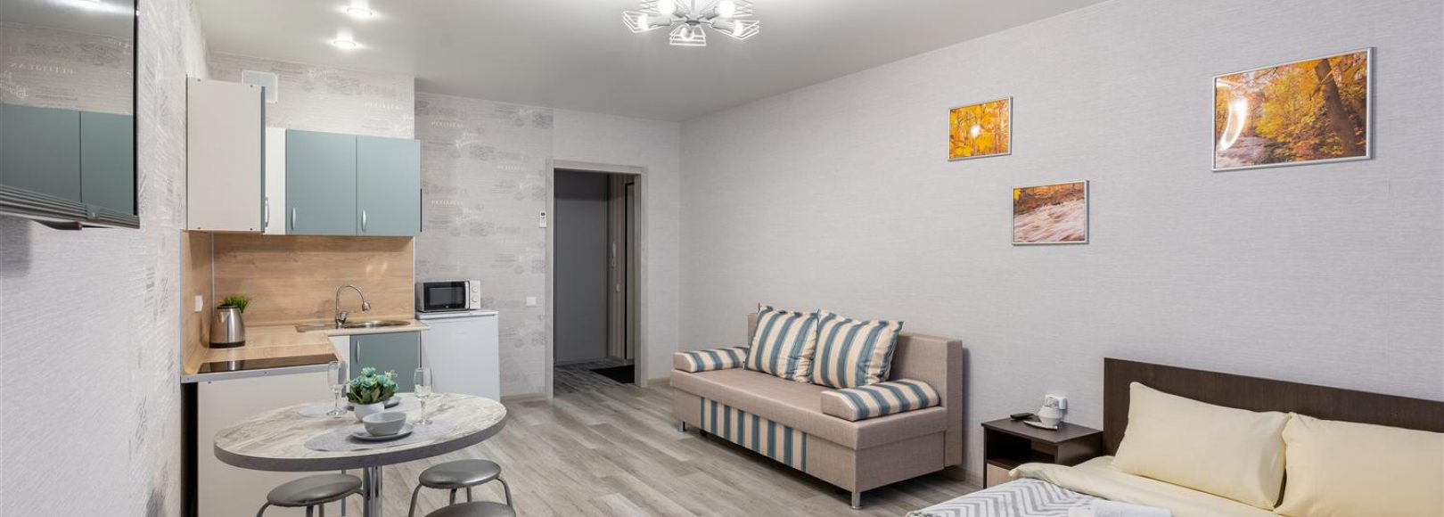 Фотография квартиры Квартира студия после ремонта в новом жилом комплексе Кристалл