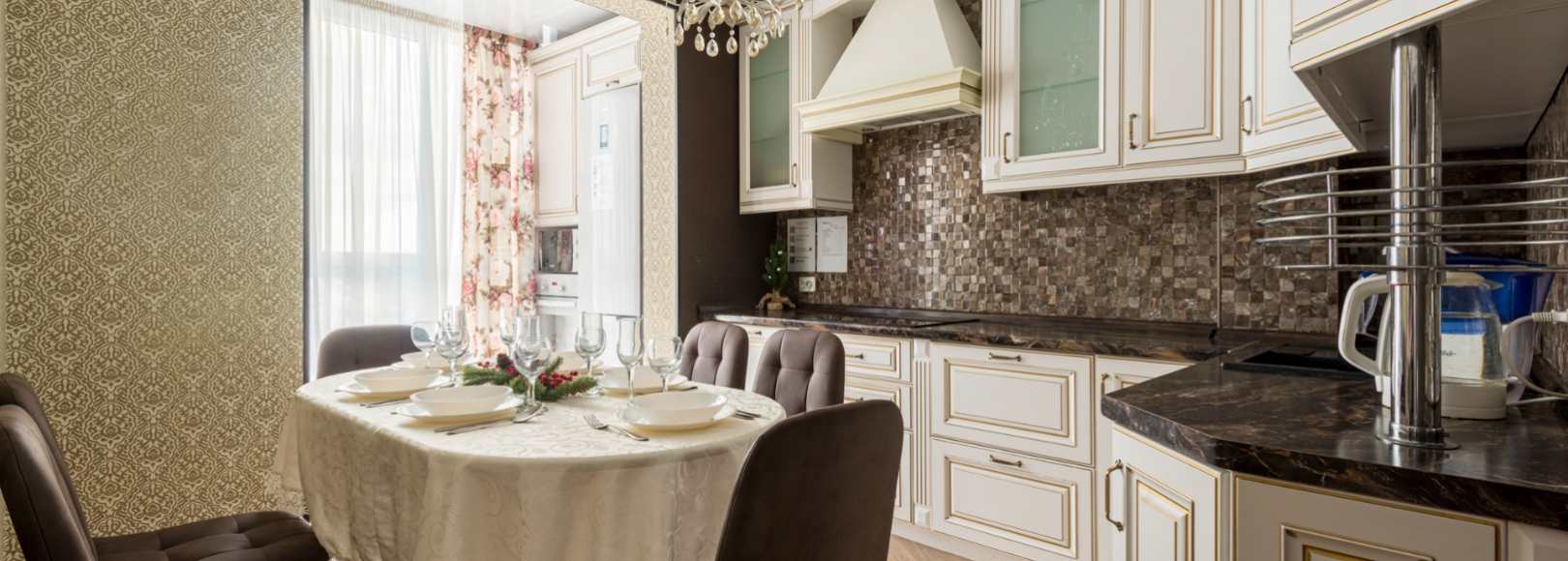 Фотография квартиры Роскошная 3-к с шикарным ВИДОМ на ЗАЛИВ от RentAp