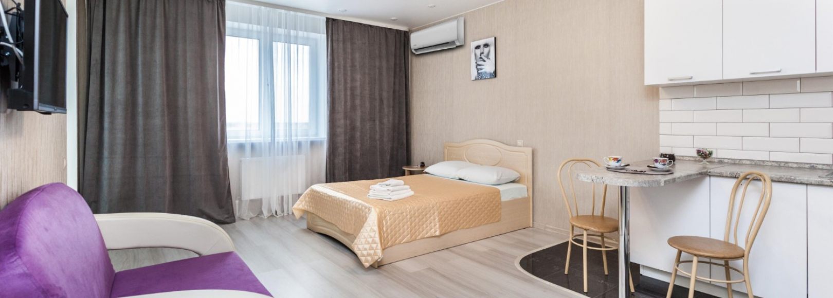 Фотография квартиры Квартира в новостройке после ремонта. Недалеко находится аэропорт и жд вокзал.