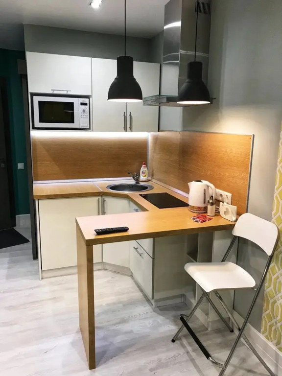 Фотография квартиры Апартаменты Лебедев Лофт на проспекте Ракетостроителей 3 (2)