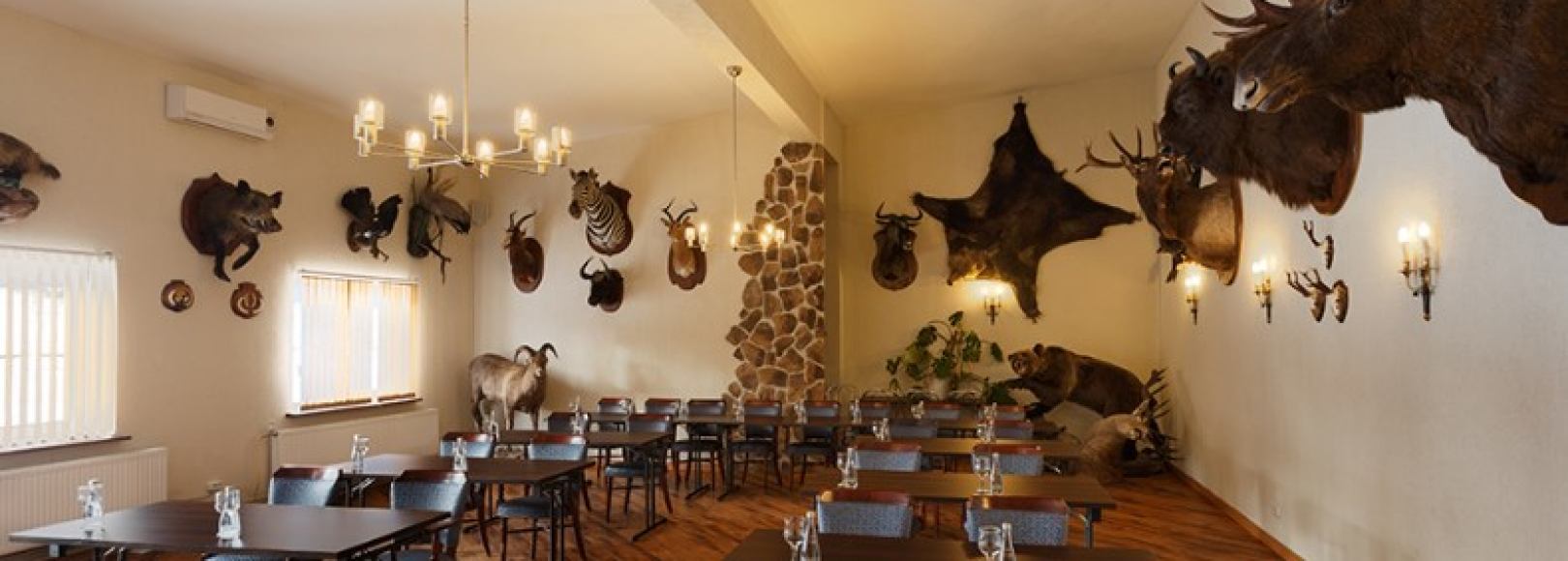 Фотография конференц-зала Черные камни