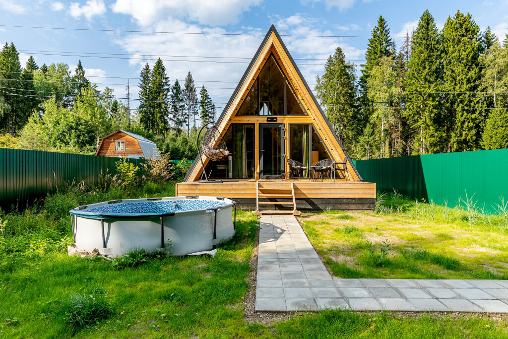 Фотография Коттеджа Частный дом InHome24 Уютный дом А-фрeйм Ольховка