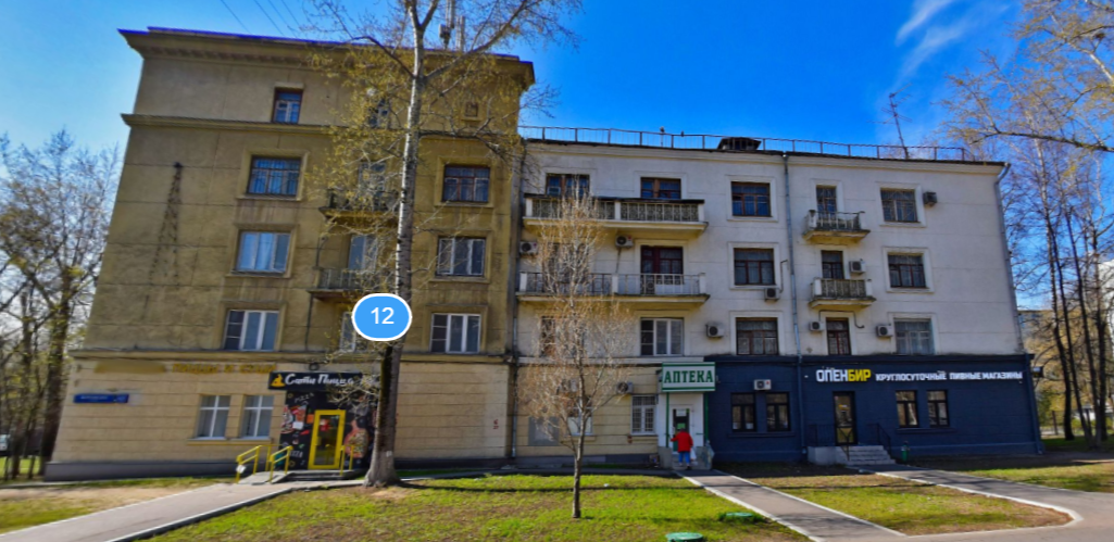 Фотография общежития На Ферганской