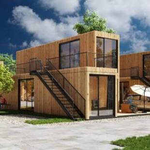 Фотографии апарт отеля 
            Modern ausgebauter Überseecontainer als Tiny House