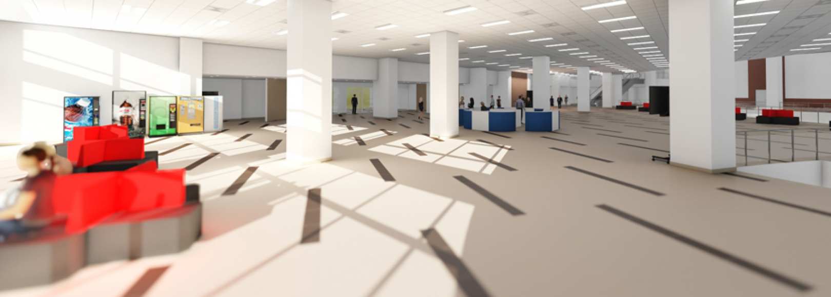 Фотография фойе Холл 6 Конгрессно–выставочного центра ДВФУ