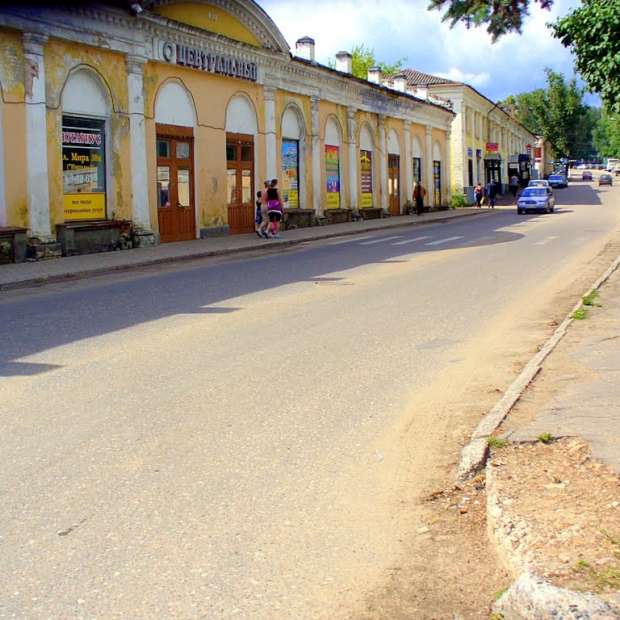 Фотографии памятника архитектуры 
            Бывшие торговые ряды