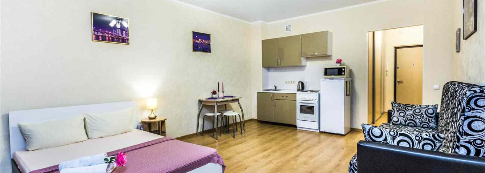 Фотография квартиры Однокомнатная квартира в новом доме в центре Тюмени после ремонта