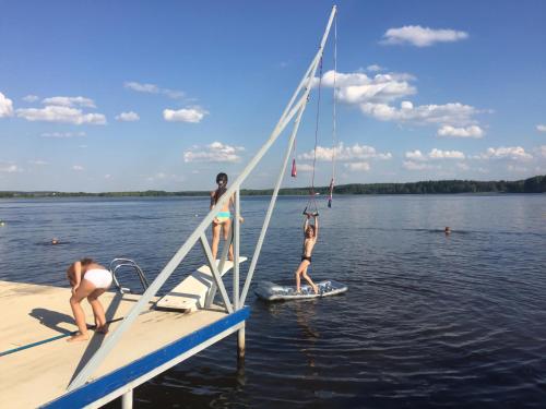 Плавучая баня Икшинское водохранилище