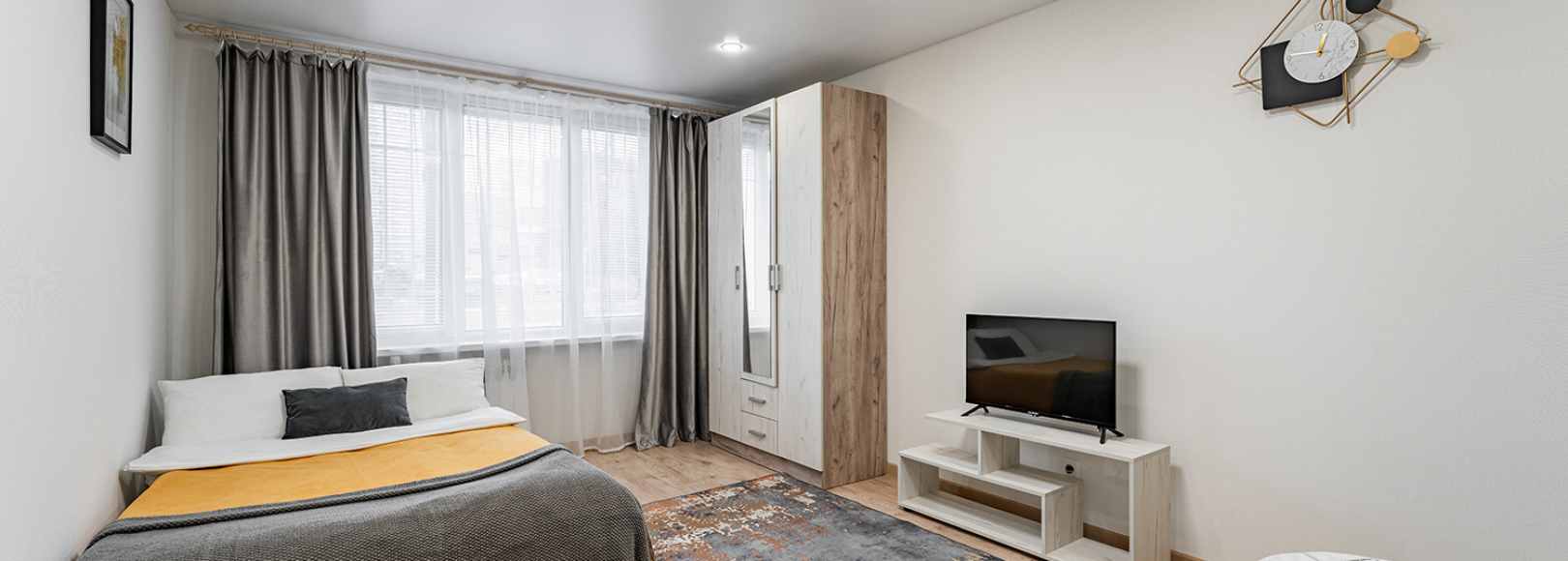 Фотография квартиры Уютная квартира в 1-й минуте от метро для семьи или компании из 4 человек