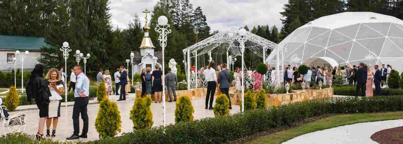 Фотография летней террасы Шатер