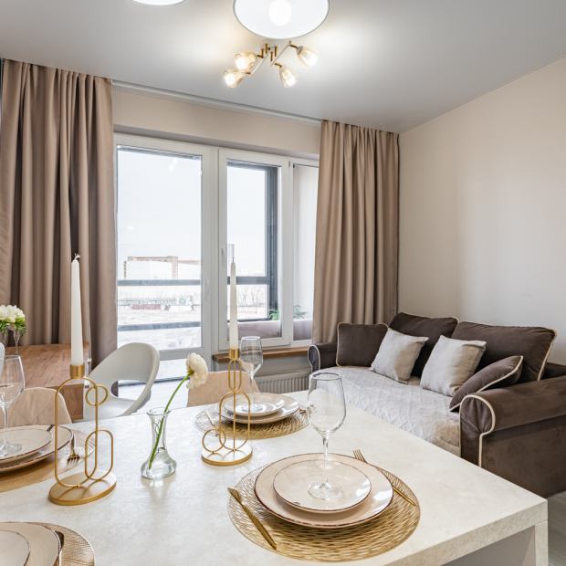 Фотография квартиры Просторная евродвушка для 4-х гостей